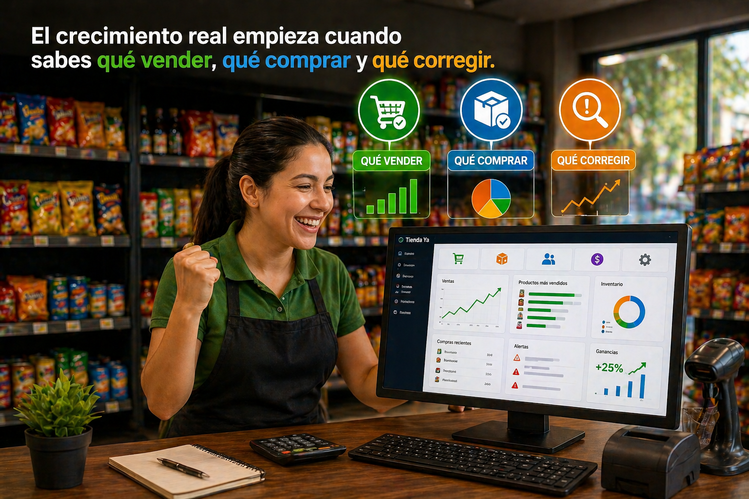 Ejemplo visual para tienda de abarrotes