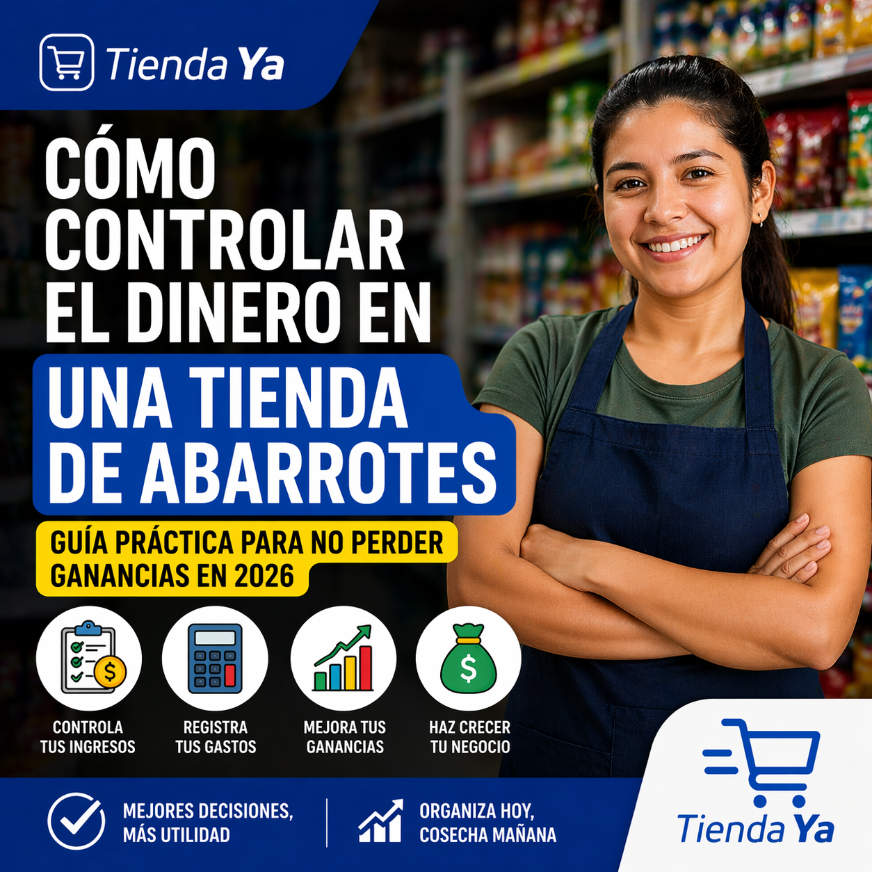 Cómo controlar el dinero en una tienda de abarrotes