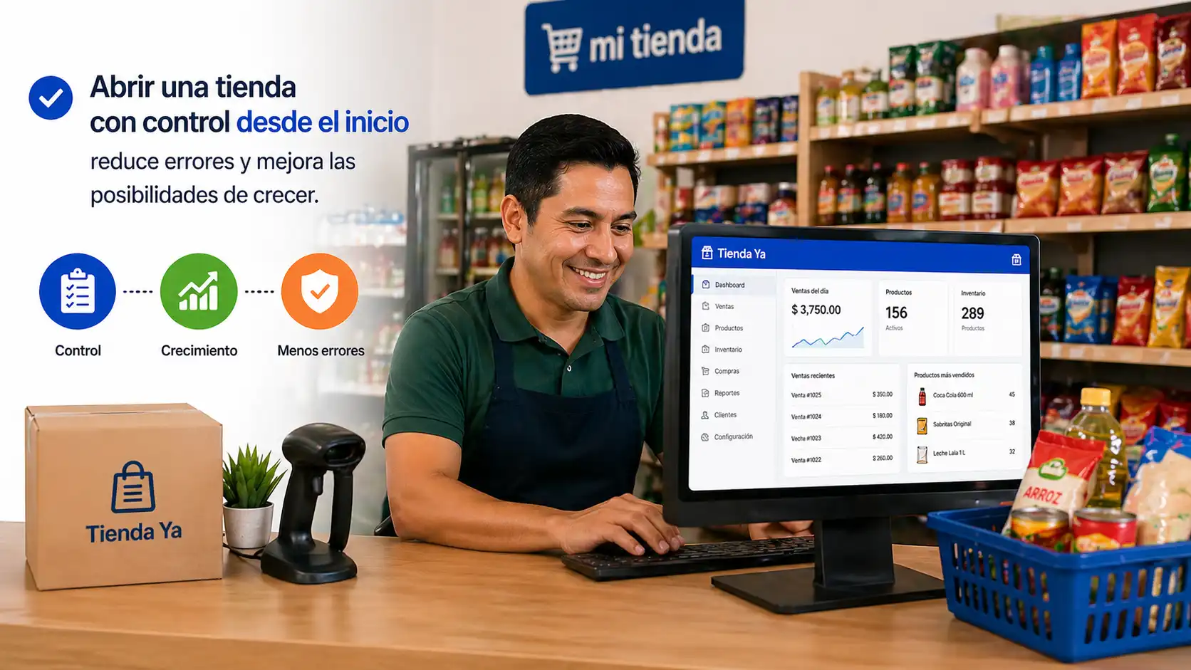 Ejemplo visual para tienda de abarrotes