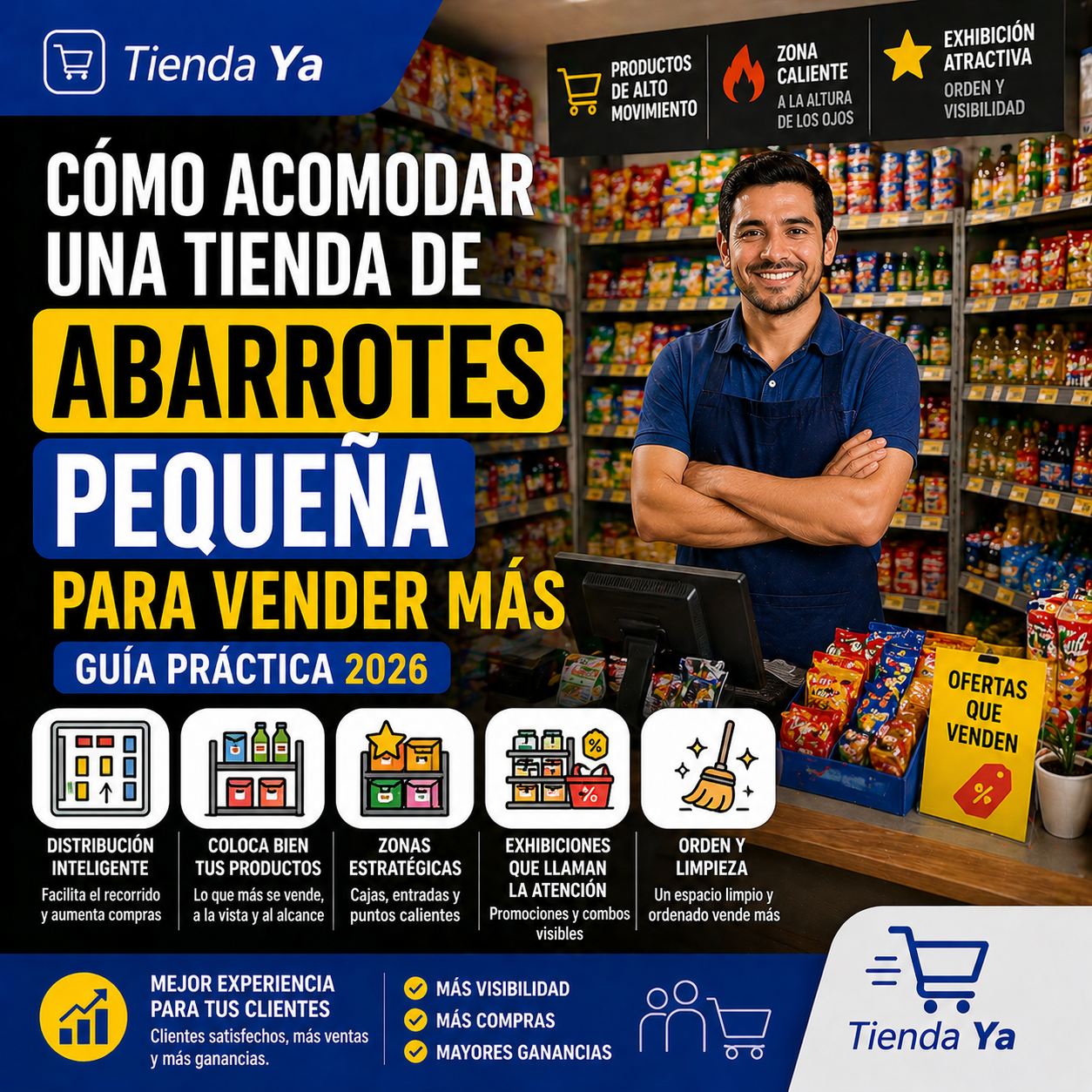 Cómo acomodar una tienda de abarrotes