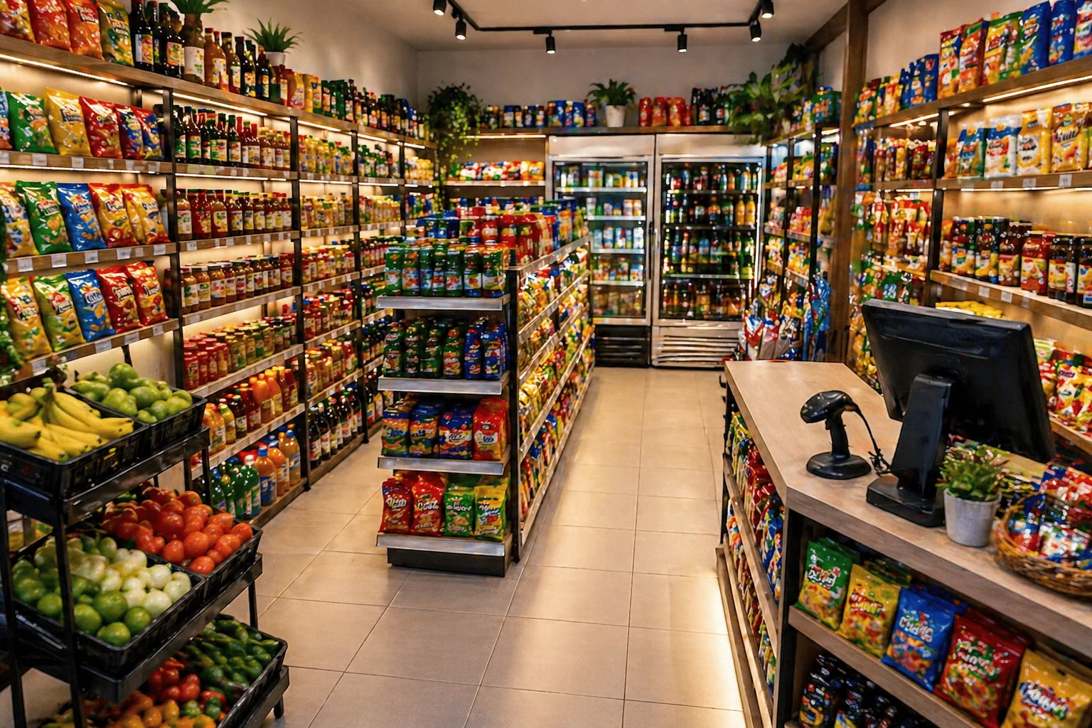 Ejemplo visual para tienda de abarrotes