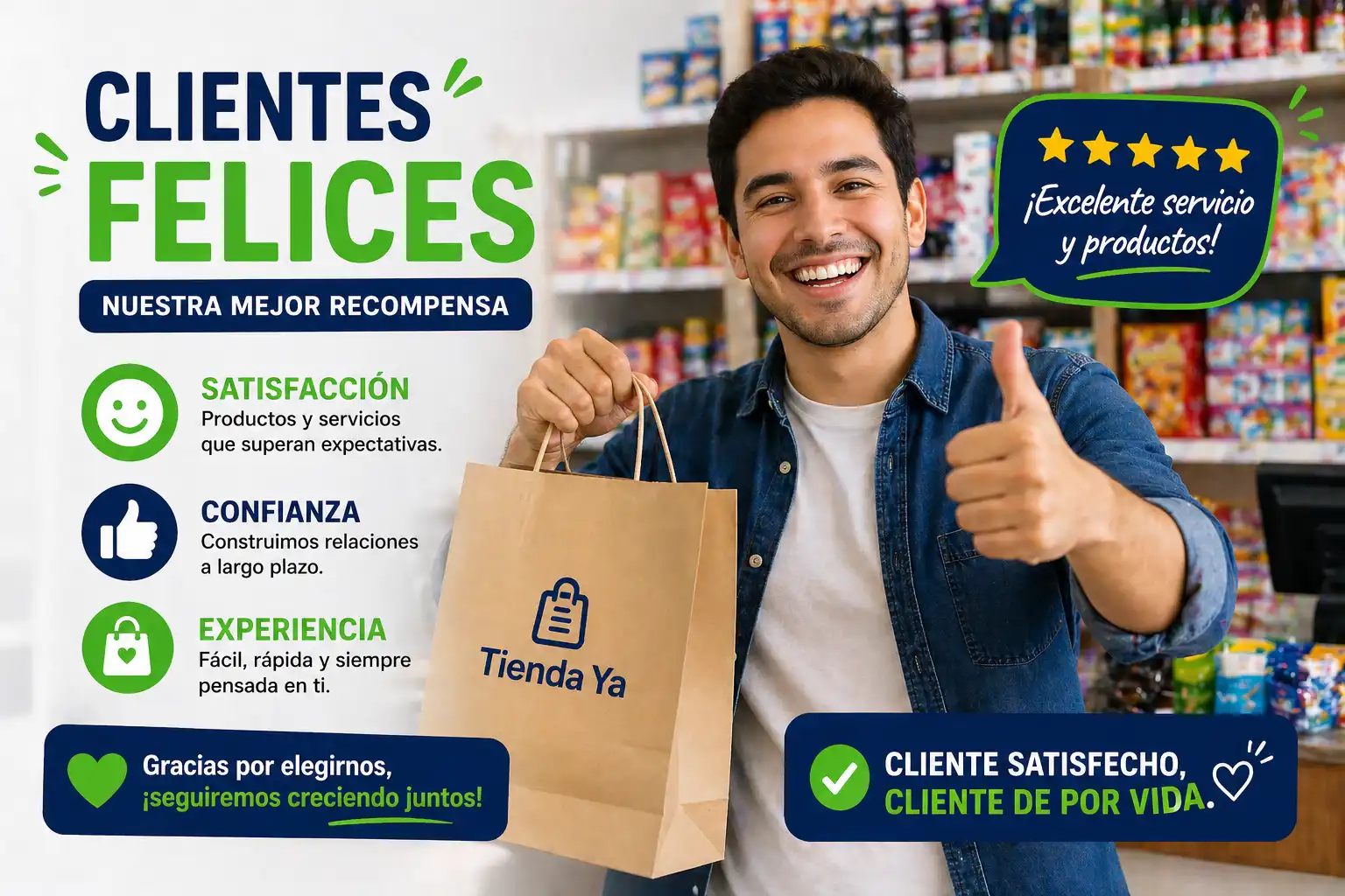 Ejemplo visual para tienda de abarrotes