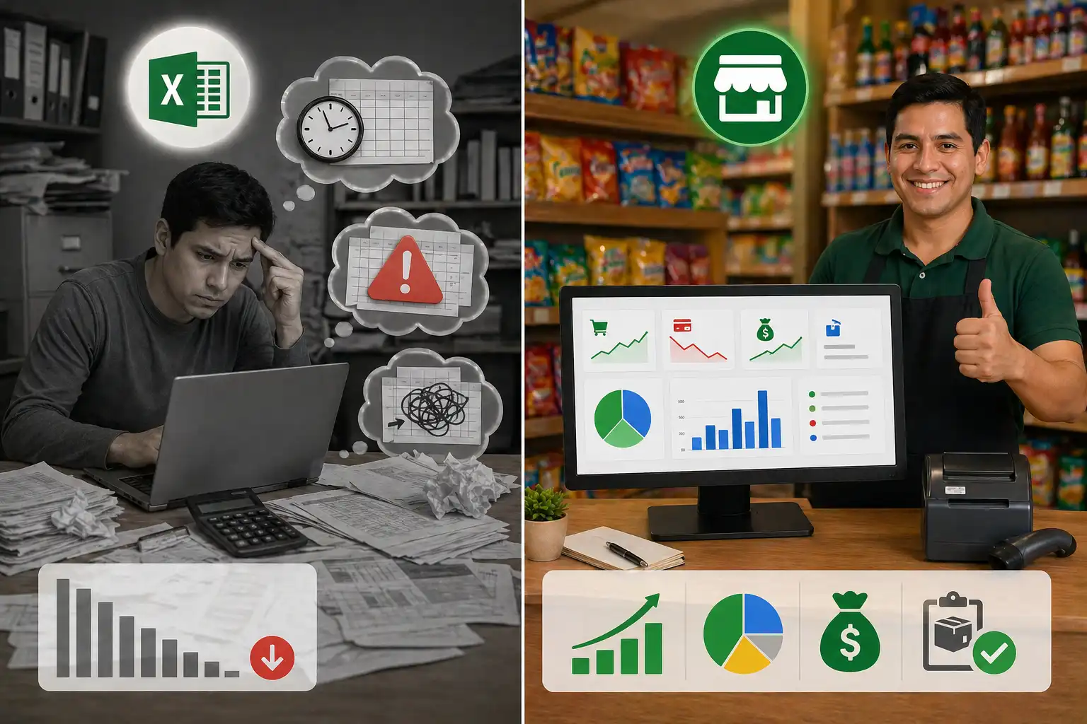 Ejemplo visual para tienda de abarrotes