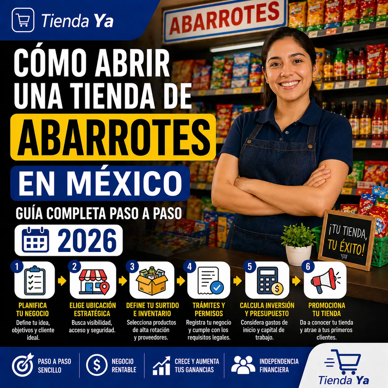 Cómo abrir una tienda de abarrotes en México