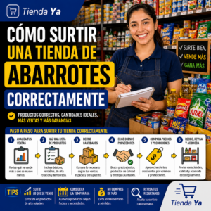 Cómo surtir una tienda de abarrotes