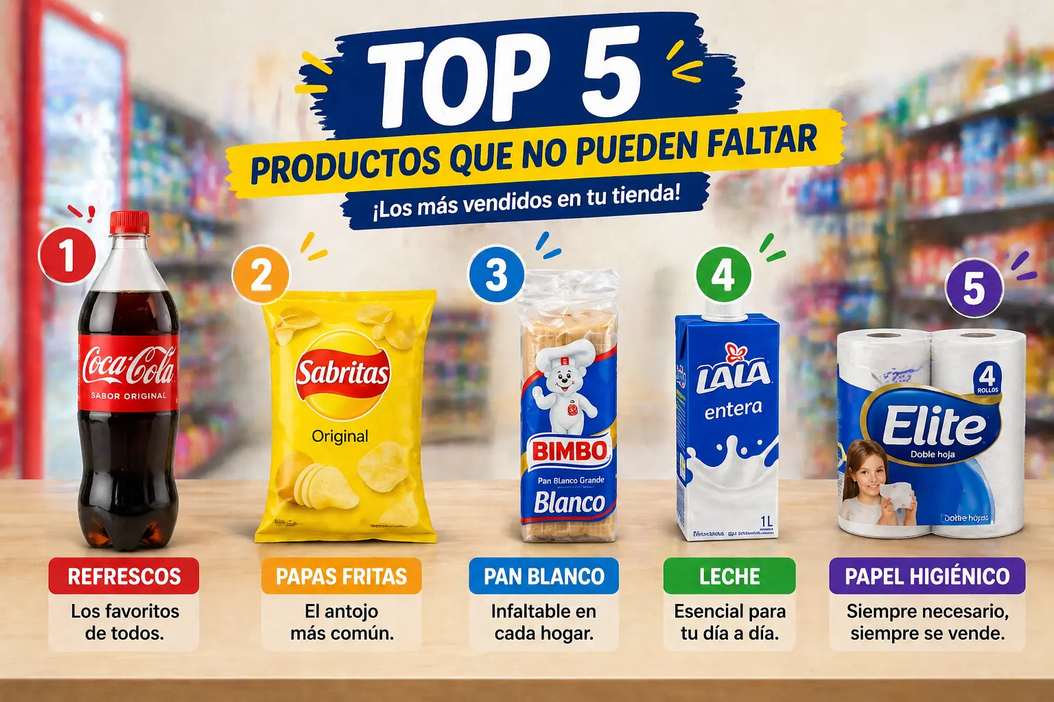 Ejemplo visual para tienda de abarrotes