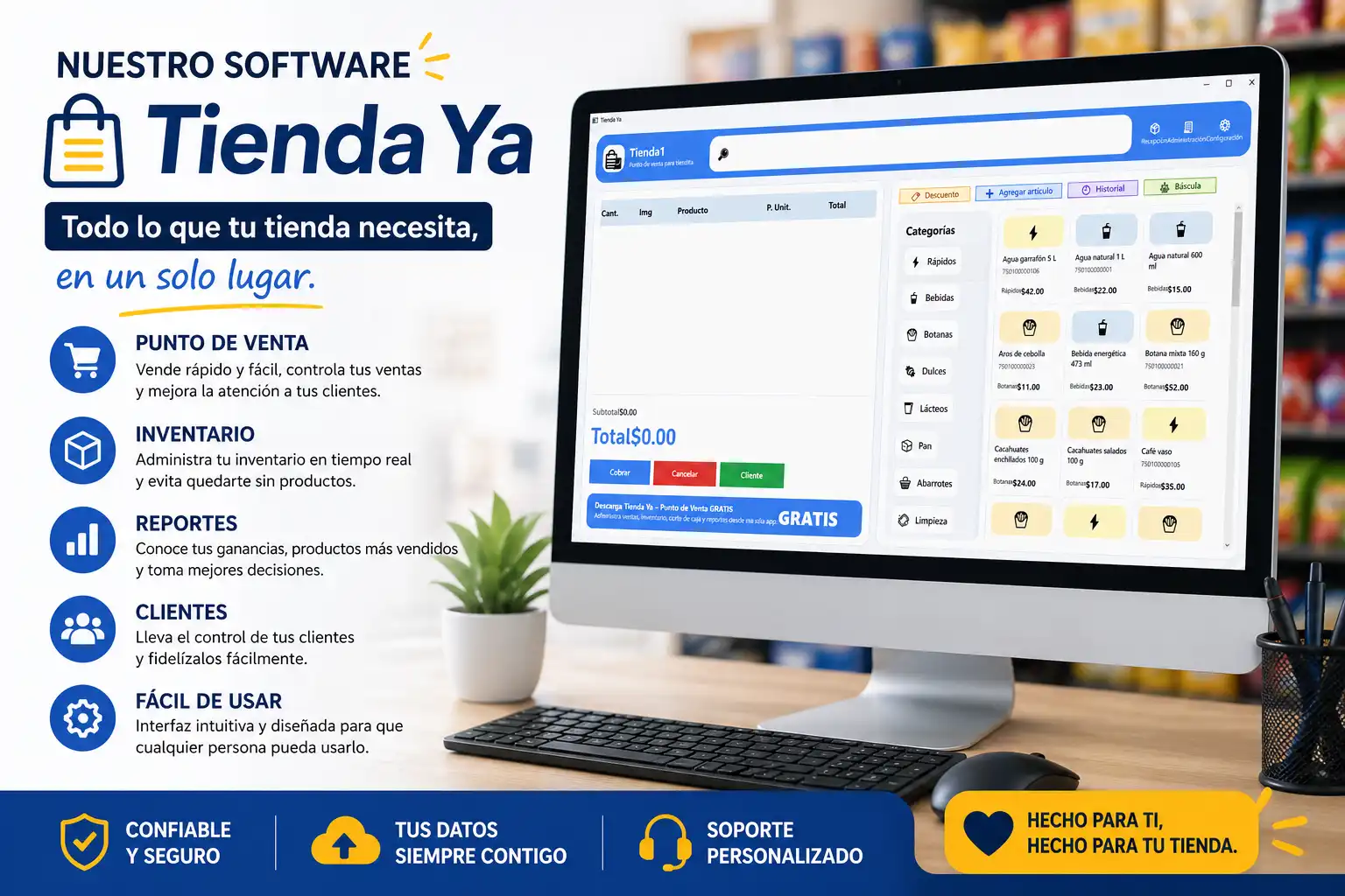 Sistema Tienda Ya funcionando