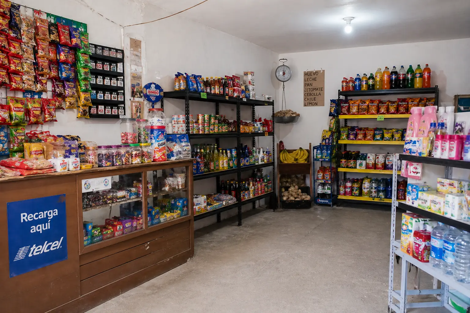 Ejemplo visual para tienda de abarrotes